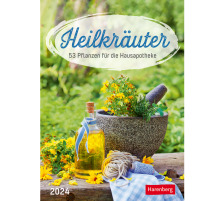 HARENBERG Kalender Heilkräuter 2024 3310178 DE 16.5x23cm