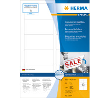 HERMA Etiketten SPECIAL 88.9x46.6mm 10304 weiss,non-perm. 1200St./100Bl.