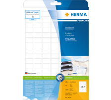 HERMA Etiketten PREMIUM 25.4x16.9mm 4334 weiss,perm. 2800 St./25 Bl.