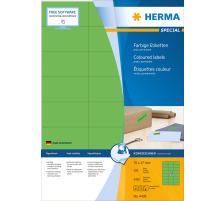 HERMA Etiketten SPECIAL 70x37mm 4409 grün,perm. 2400 St./100 Bl.