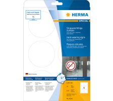 HERMA Folienetiketten 85mm 8336 weiss 150 St./25 Blatt