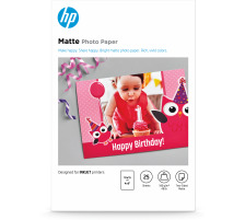 HP HP Matte Photo Paper 10x15cm 7HF70A InkJet, 180g 25 Blatt