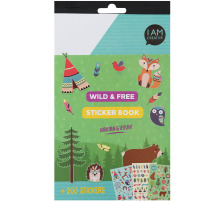 I AM CREA Stickerbook 4087.493 Wild & Free, 6 Blatt