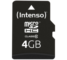 INTENSO micro SDHC Card Class 10 4GB 3413450