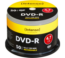 INTENSO DVD-R Cake Box 4.7GB 4101155 16x 50 Pcs