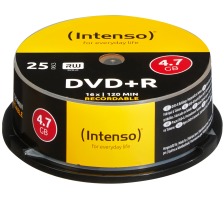 INTENSO DVD+R Cake Box 4.7GB 4111154 16x 25 Pcs