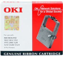 KORES Farbband Nylon schwarz R9/422 zu Oki ML 590/591 8mmx1,6m