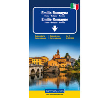 KÜMMERLY Strassenkarte 325901497 Emilia Romagna 1:200 000