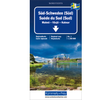 KÜMMERLY Strassenkarte 325901808 Süd-Schweden (Süd) 1:250 000
