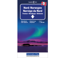 KÜMMERLY Strassenkarte 325901825 Nord-Norwegen Nr. 05 1:400 000