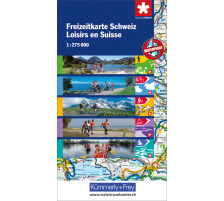 KÜMMERLY Freizeitkarte Schweiz 325900359 Schweiz 1:275´000
