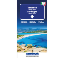KÜMMERLY Strassenkarte 325901486 Sardinien 1:200´000