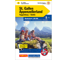 KÜMMERLY Wanderkarte 1:60´000 325902207 St. Gallen-Appenzellerland
