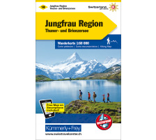 KÜMMERLY Wanderkarte 325902218 Jungfrau-Region 1:60´000