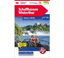 KÜMMERLY Velokarte 1:60´000 325902401 Schaffhausen-Winterthur
