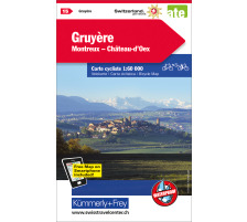 KÜMMERLY Velokarte 1:60´000 325902415 Gruyere-Montreux-Château dOex