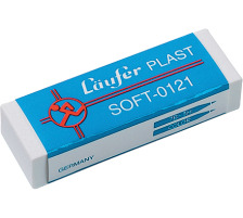 LÄUFER Radierer Plast Soft 01210 65x21x12mm