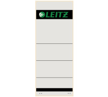 LEITZ Rückenschilder grau, liniert 1647-00-8 Selbstklebend, 61x157mm 10Stk.