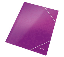 LEITZ Eckspannermappe WOW A4 39820062 violett