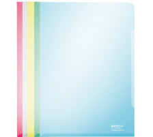 LEITZ Sichthülle Premium A4 41530099 4-farbig 100 Stück