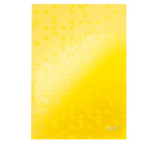 LEITZ Notizbuch WOW A4 46251016 liniert, 90g gelb