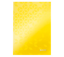 LEITZ Notizbuch WOW A5 46271016 liniert, 90g gelb