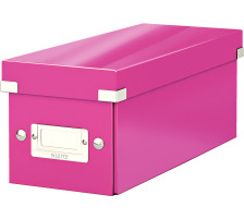 LEITZ Click&Store WOW CD-Ablagebox 60410023 pink 14.3x13.6x35.2cm