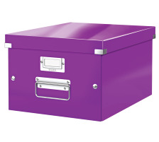 LEITZ Click&Store WOW Ablagebox M 60440062 violett 22x16x28.2cm
