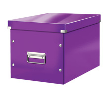 LEITZ Click&Store WOW Cube-Box L 61080062 violett 32x31x36cm