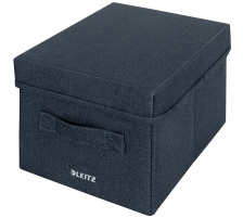 LEITZ Aufbewahrungsbox mit Deckel 61460089 samtgrau 2 Stück 19x16x28.5cm
