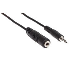 LINK2GO Stereo Extenstion Cable SC3111PBB male/female, 5.0m