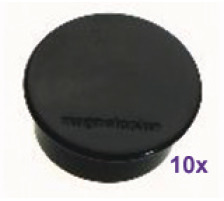MAGNETOP. Magnet Discofix Color 40mm 1662012 schwarz, ca. 2.2 kg 10 Stk.