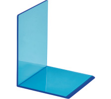 MAUL Buchstütze 10x10x13cm 3513631 transparent blau 2 Stück