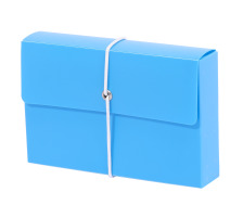 M&M Karteikartenbox mit Gummi A7 66030361 blau 7.5x12.5cm