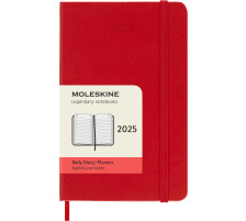 MOLESKINE Agenda Classic Pocket 2025 999270209 1T/1S scharlachrot HC 9x14cm