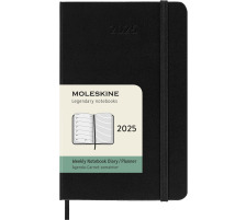 MOLESKINE Agenda Classic Pocket 2025 999270346 1W/1S schwarz HC 9x14cm