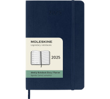 MOLESKINE Agenda Classic Pocket 2025 999270360 1W/1S saphir SC 9x14cm