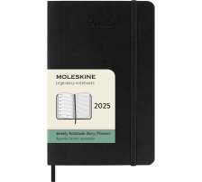 MOLESKINE Agenda Classic Pocket 2025 999270384 1W/1S schwarz SC 9x14cm