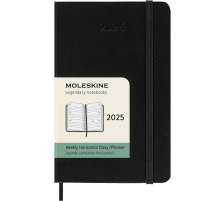 MOLESKINE Agenda Classic Pocket 2025 999270476 1W/2S schwarz HC 9x14cm