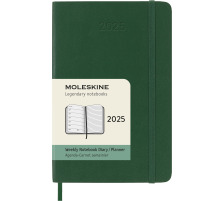 MOLESKINE Agenda Classic Pocket 2025 999270742 1W/1S myrtengrün SC 9x14cm