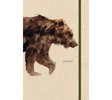 NATURVERL Notizbuch Hardcover 13x21cm 10909N Bear, blanko