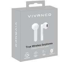 VIVANCO Wireless Kopfhörer 60599 In-Ear, weiss