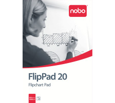 NOBO Flipchart-Block 65x95mm 1901631 blanko 20 Blatt