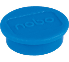 NOBO Magnet rund 13mm 1915285 blau 10 Stück