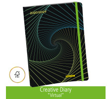 ONLINE Creative Diary Virtual 02993 18 Monate, A5