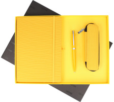 ONLINE Set Notizbuch + Stift + Etui 16918 Indian Summer Yellow