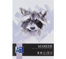 OXFORD Art Markerblock A4 400166104 blanko, 180g 15 Blatt