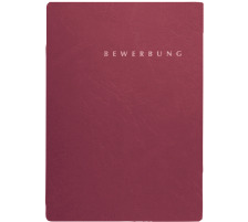 PAGNA Bewerbungsmappe Select 22002-01 rot, 3-teilig