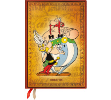 PAPERBLAN Agenda Asterix Midi 24/25 DHD5440 1W/2S 18M DE HOR HC 13x18cm
