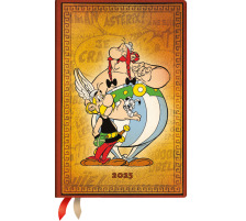 PAPERBLAN Agenda Asterix & Obelix 2025 DHD5976 1W/2S HOR Mini HC DE 14x9.5cm